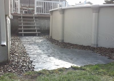 Terrassement extérieur pour piscine hors-terre à Joliette - Excavation Laurentides Inc à St-Félix-de-Valois dans Lanaudière